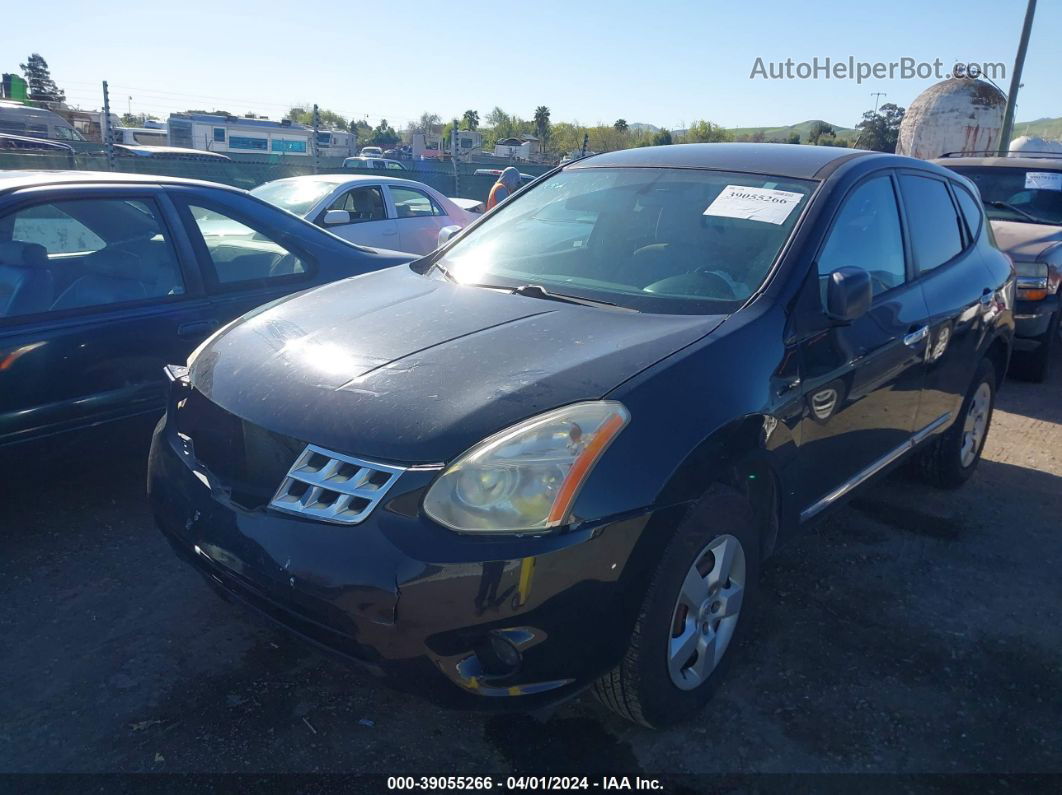 2012 Nissan Rogue S Black vin: JN8AS5MT6CW610345