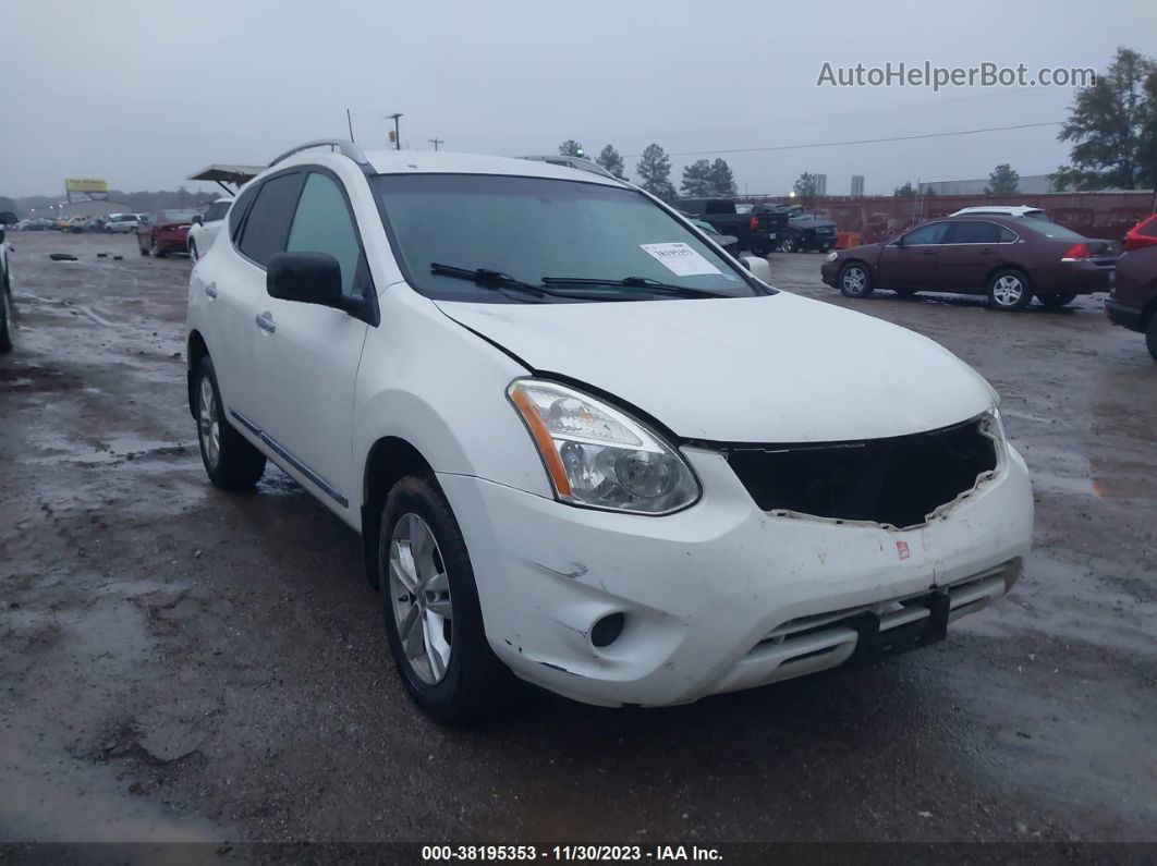 2012 Nissan Rogue Sv White vin: JN8AS5MT7CW256934