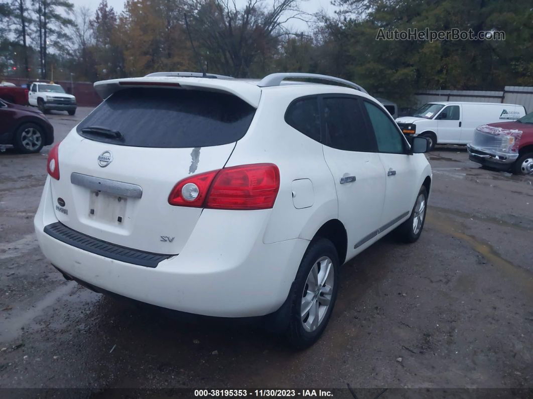 2012 Nissan Rogue Sv White vin: JN8AS5MT7CW256934