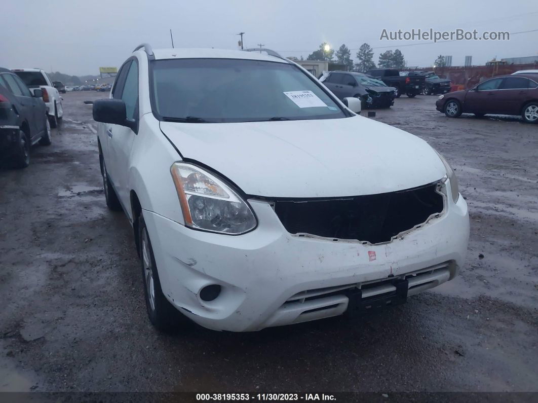 2012 Nissan Rogue Sv White vin: JN8AS5MT7CW256934