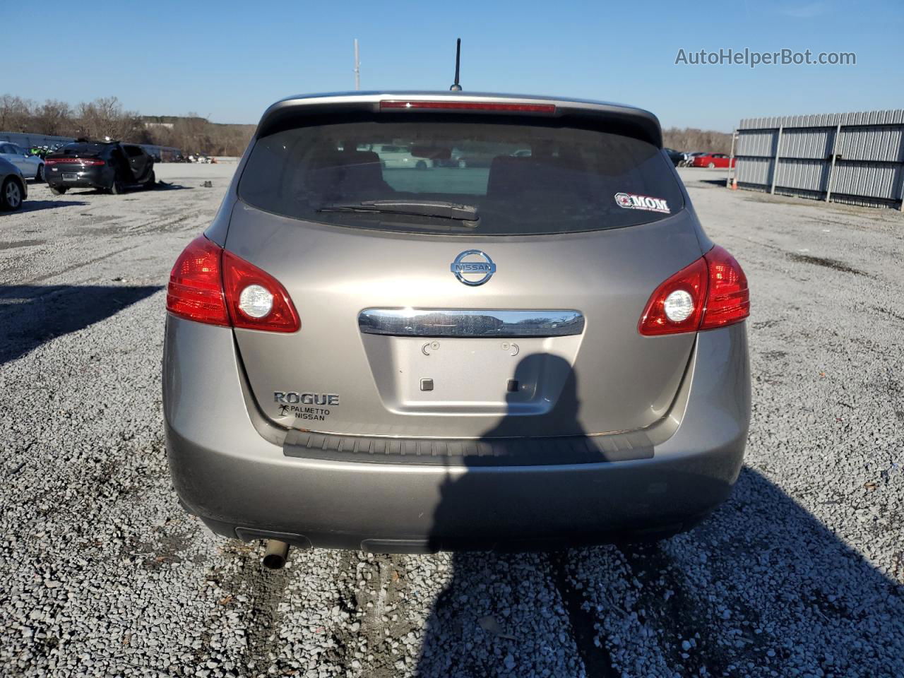 2012 Nissan Rogue S Золотой vin: JN8AS5MT7CW257369