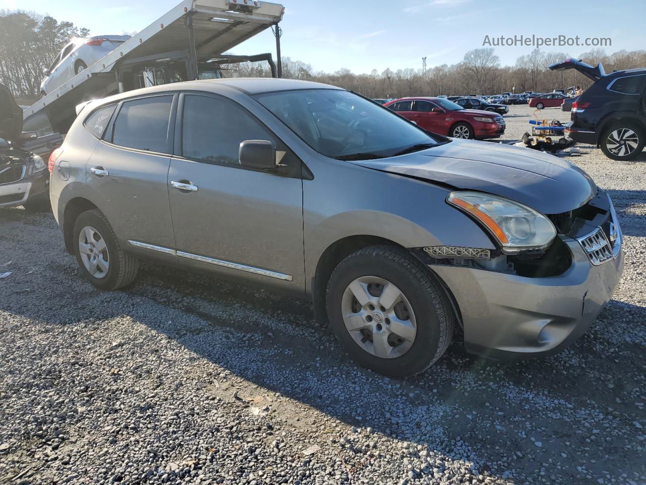 2012 Nissan Rogue S Золотой vin: JN8AS5MT7CW257369