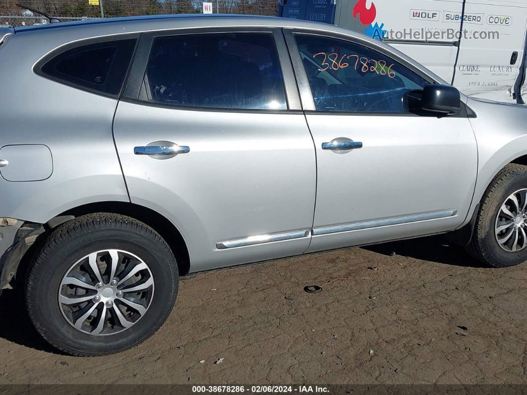 2012 Nissan Rogue S Silver vin: JN8AS5MT7CW262863