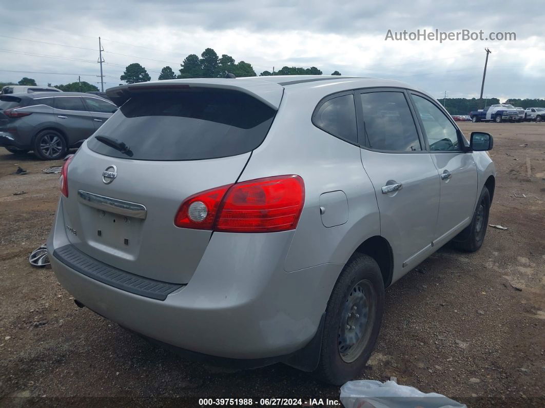 2012 Nissan Rogue S Silver vin: JN8AS5MT7CW268999