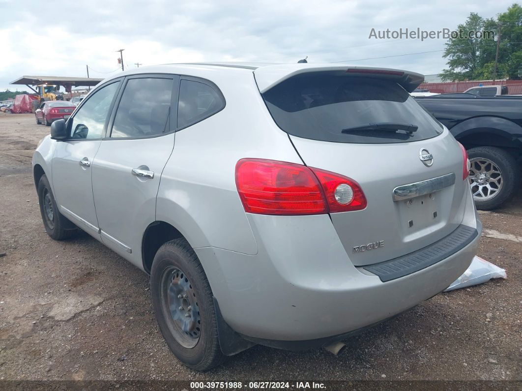 2012 Nissan Rogue S Silver vin: JN8AS5MT7CW268999