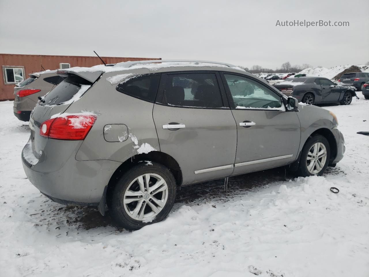 2012 Nissan Rogue S Gray vin: JN8AS5MT7CW290114