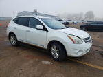 2012 Nissan Rogue S Белый vin: JN8AS5MT7CW300771