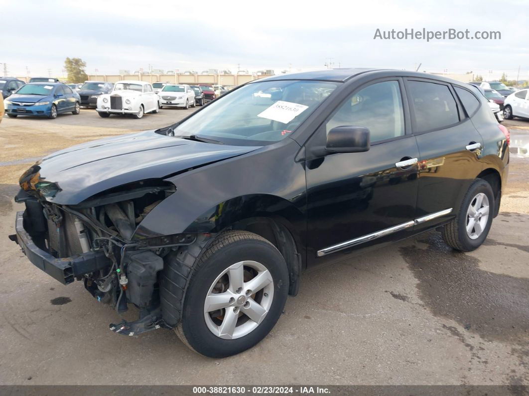 2012 Nissan Rogue S Black vin: JN8AS5MT7CW604182