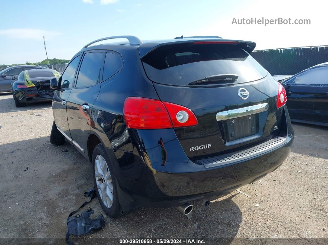 2012 Nissan Rogue Sv W/sl Pkg Черный vin: JN8AS5MT8CW256053