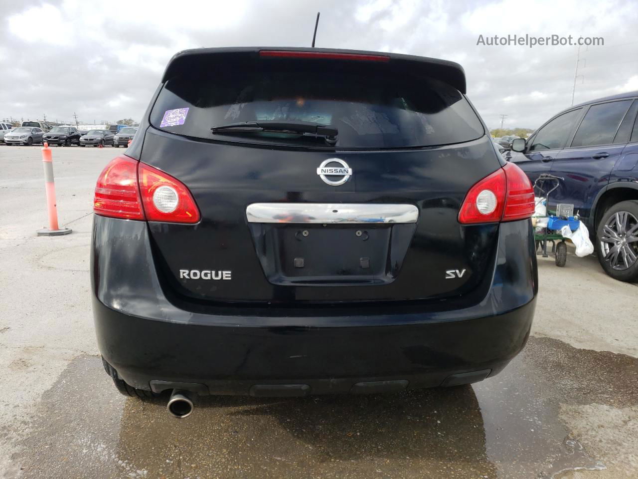 2012 Nissan Rogue S Black vin: JN8AS5MT8CW275766