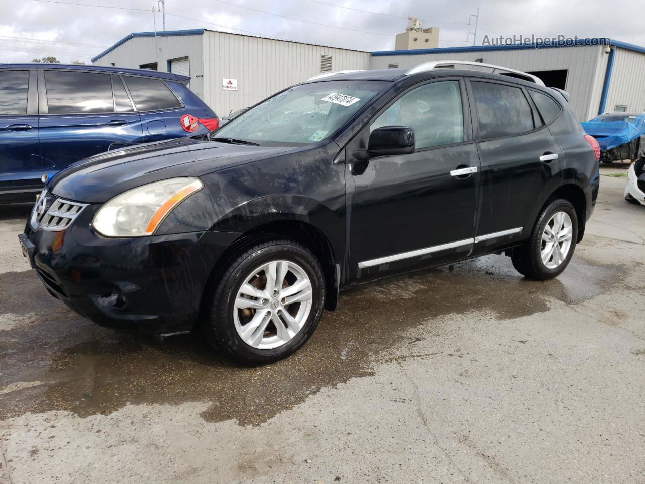 2012 Nissan Rogue S Black vin: JN8AS5MT8CW275766