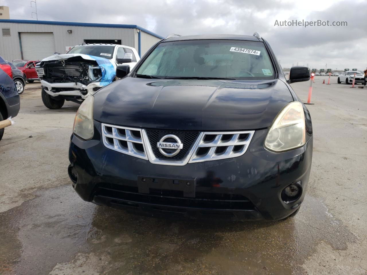 2012 Nissan Rogue S Черный vin: JN8AS5MT8CW275766