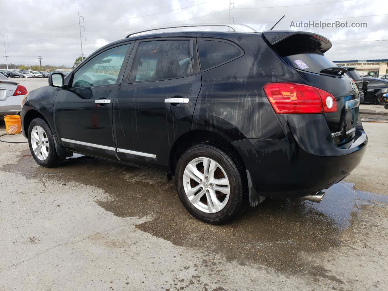 2012 Nissan Rogue S Black vin: JN8AS5MT8CW275766