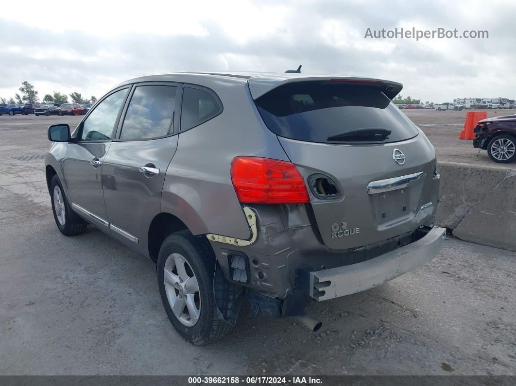 2012 Nissan Rogue S Tan vin: JN8AS5MT8CW290154