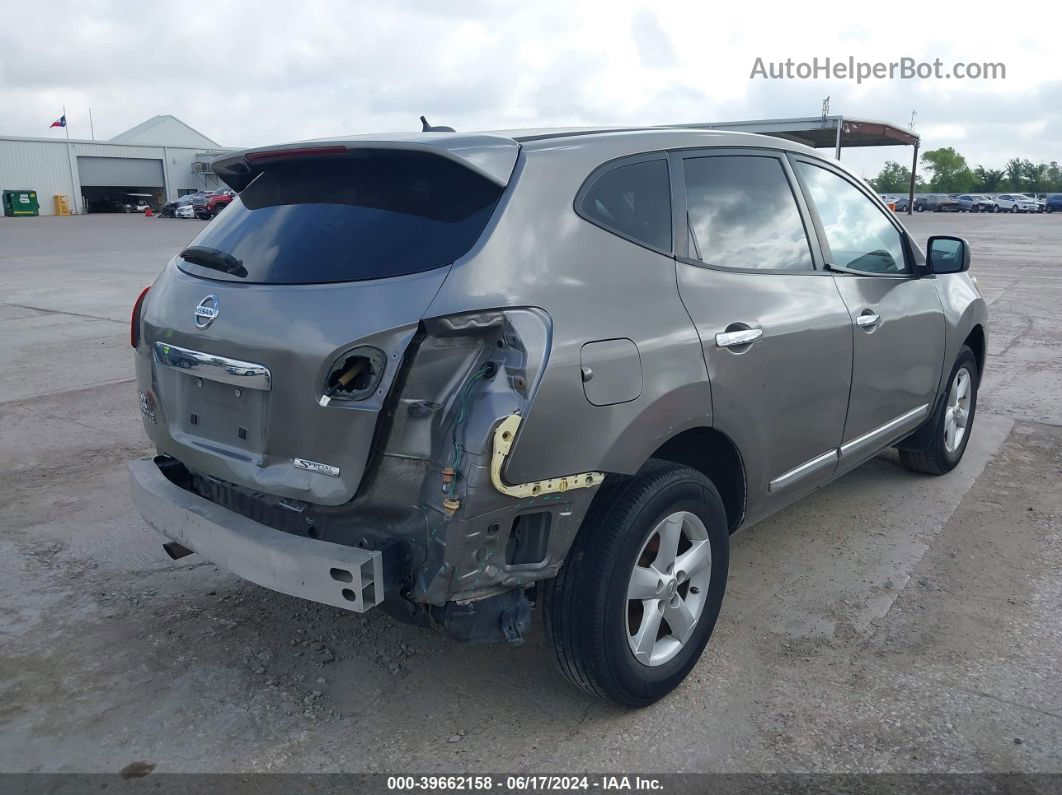 2012 Nissan Rogue S Tan vin: JN8AS5MT8CW290154