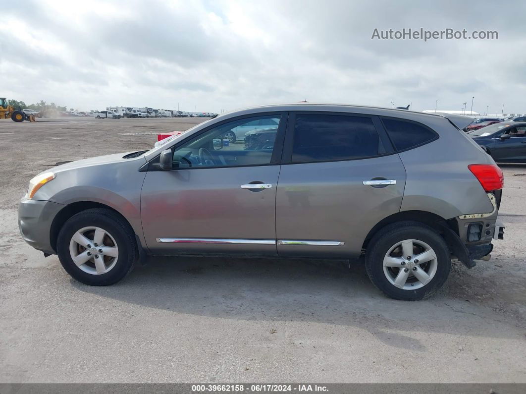 2012 Nissan Rogue S Tan vin: JN8AS5MT8CW290154