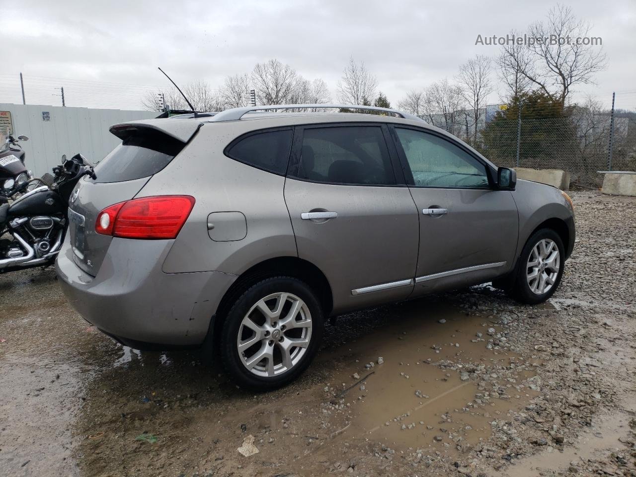 2012 Nissan Rogue S Gray vin: JN8AS5MT8CW291224