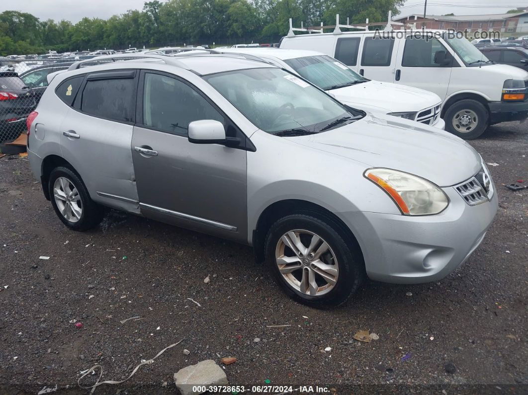 2012 Nissan Rogue Sv Серебряный vin: JN8AS5MT8CW608628