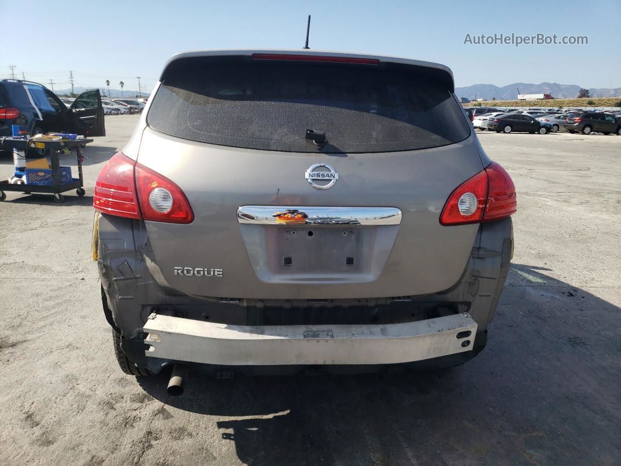 2012 Nissan Rogue S Tan vin: JN8AS5MT9CW263190