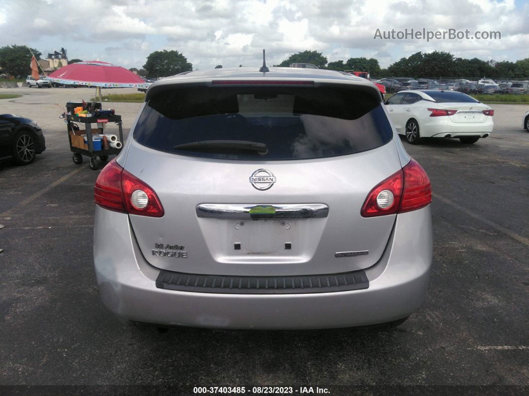 2012 Nissan Rogue S Silver vin: JN8AS5MT9CW279521