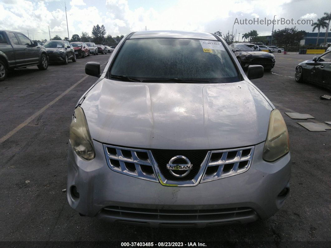 2012 Nissan Rogue S Серебряный vin: JN8AS5MT9CW279521