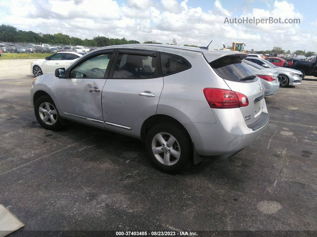 2012 Nissan Rogue S Silver vin: JN8AS5MT9CW279521