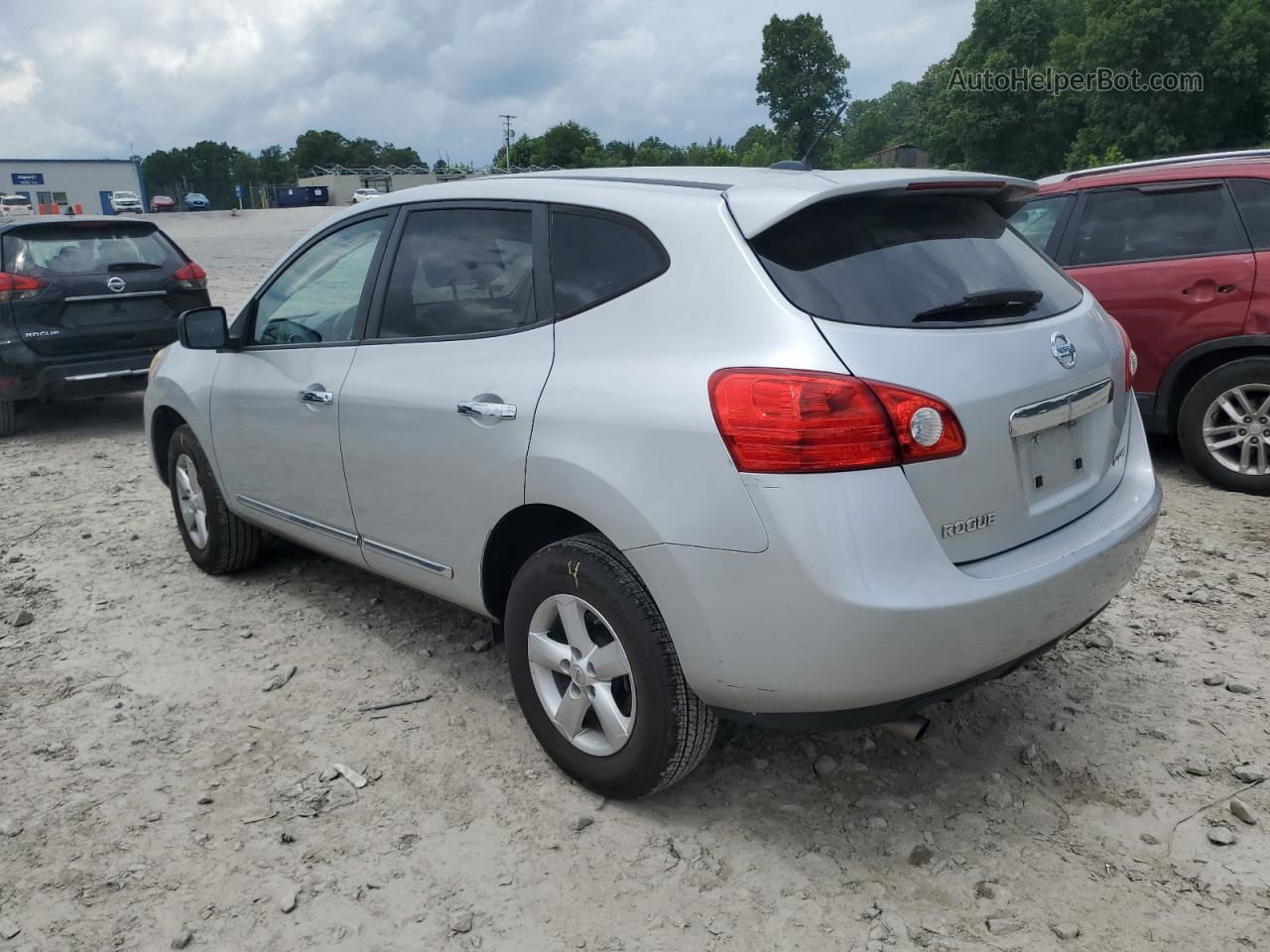 2012 Nissan Rogue S Silver vin: JN8AS5MT9CW286792