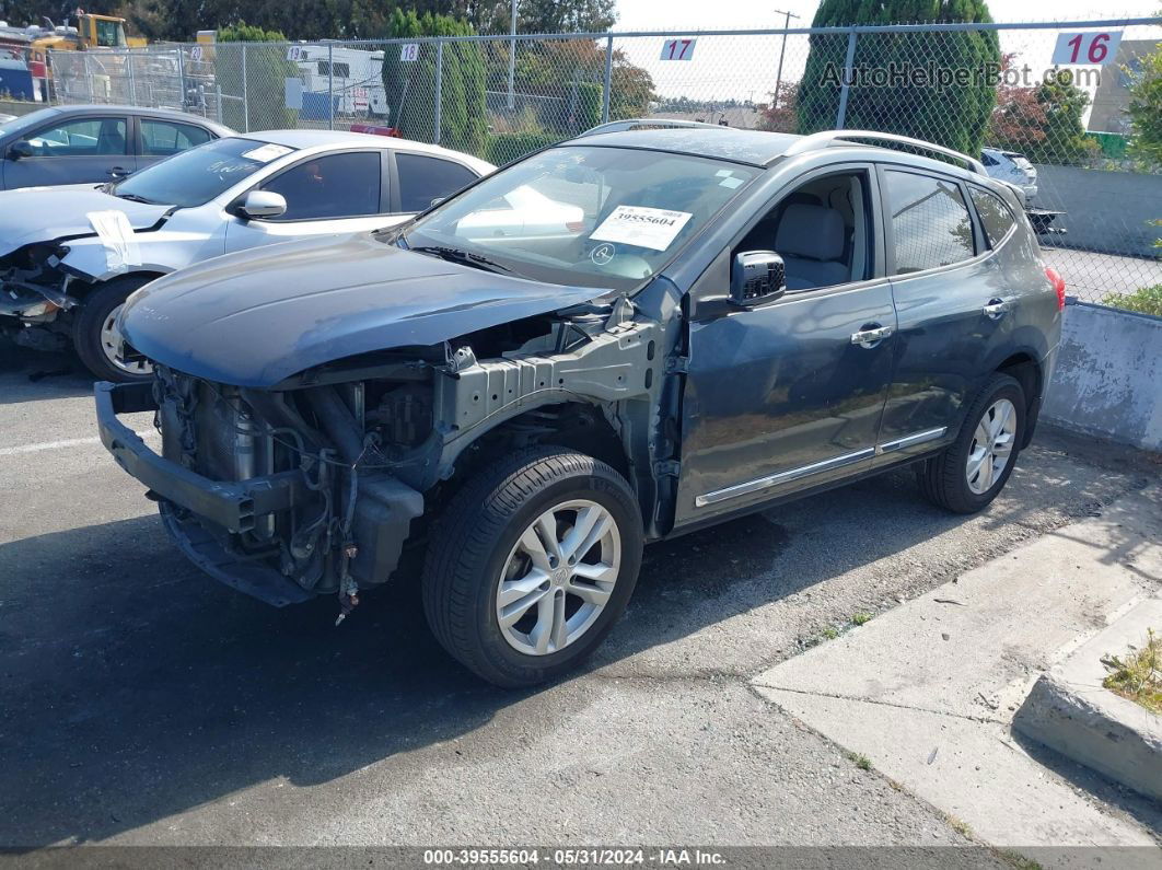 2012 Nissan Rogue Sv Blue vin: JN8AS5MT9CW288784