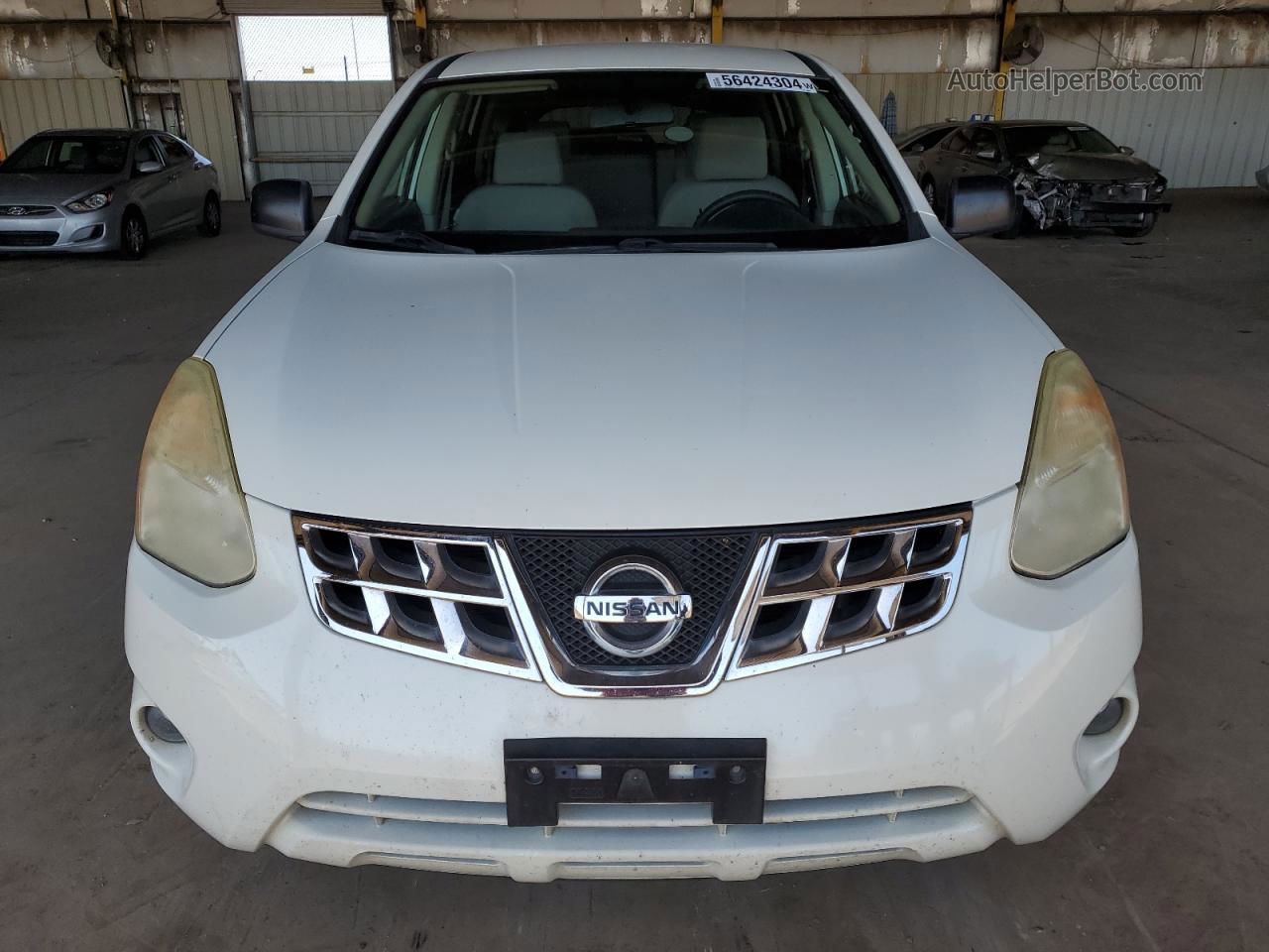 2012 Nissan Rogue S Белый vin: JN8AS5MT9CW293659