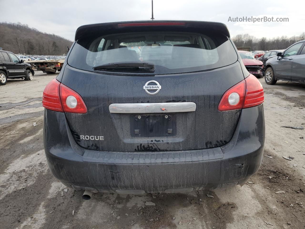 2012 Nissan Rogue S Черный vin: JN8AS5MT9CW604720