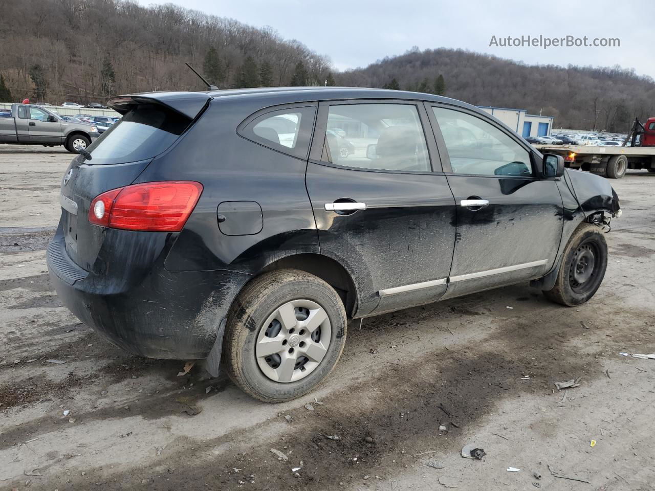 2012 Nissan Rogue S Black vin: JN8AS5MT9CW604720