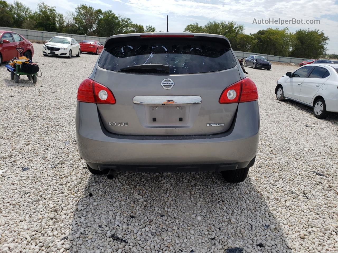 2012 Nissan Rogue S Gray vin: JN8AS5MT9CW607049