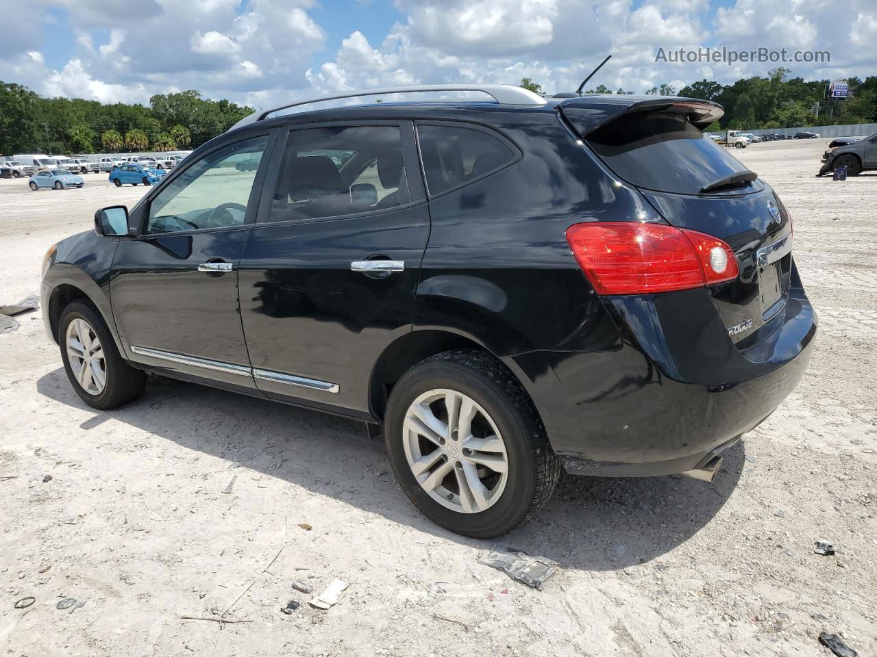 2012 Nissan Rogue S Black vin: JN8AS5MT9CW607195