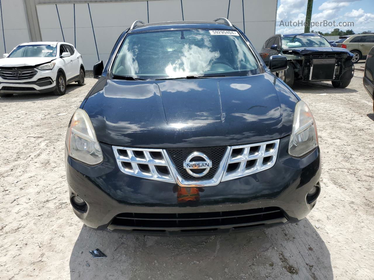 2012 Nissan Rogue S Black vin: JN8AS5MT9CW607195