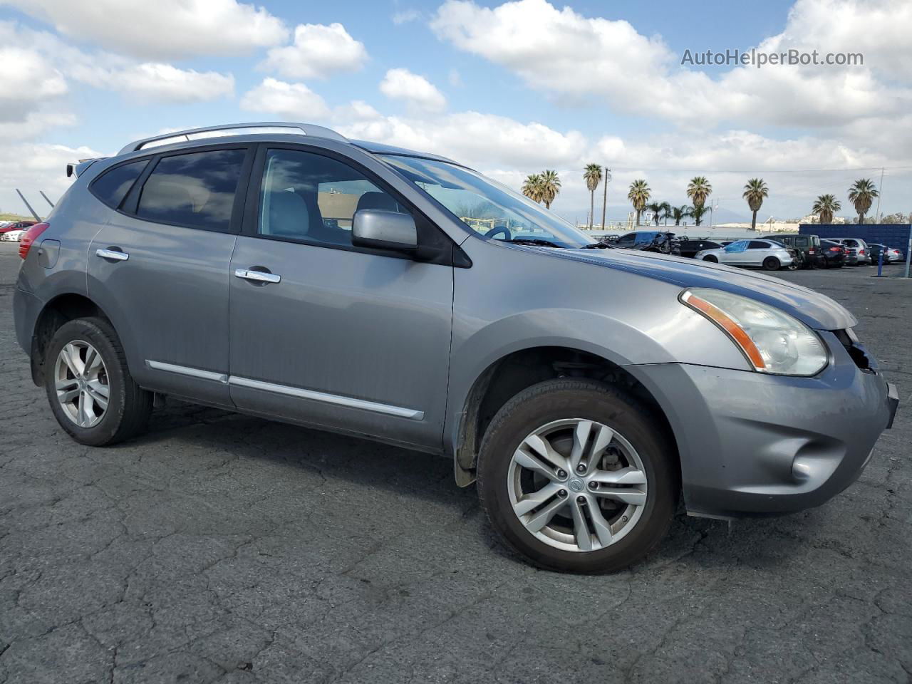 2012 Nissan Rogue S Gray vin: JN8AS5MT9CW610906