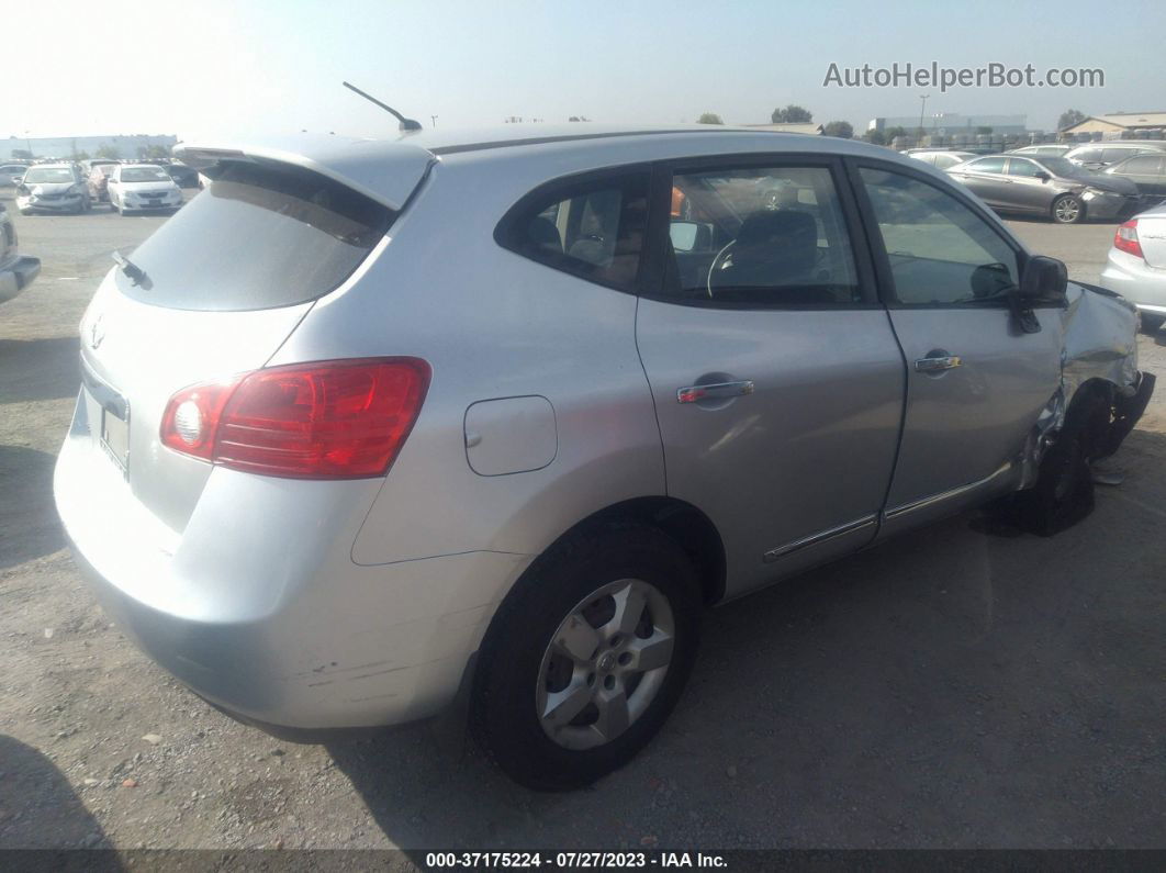 2012 Nissan Rogue S Silver vin: JN8AS5MT9CW613384