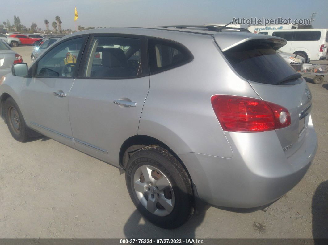 2012 Nissan Rogue S Silver vin: JN8AS5MT9CW613384