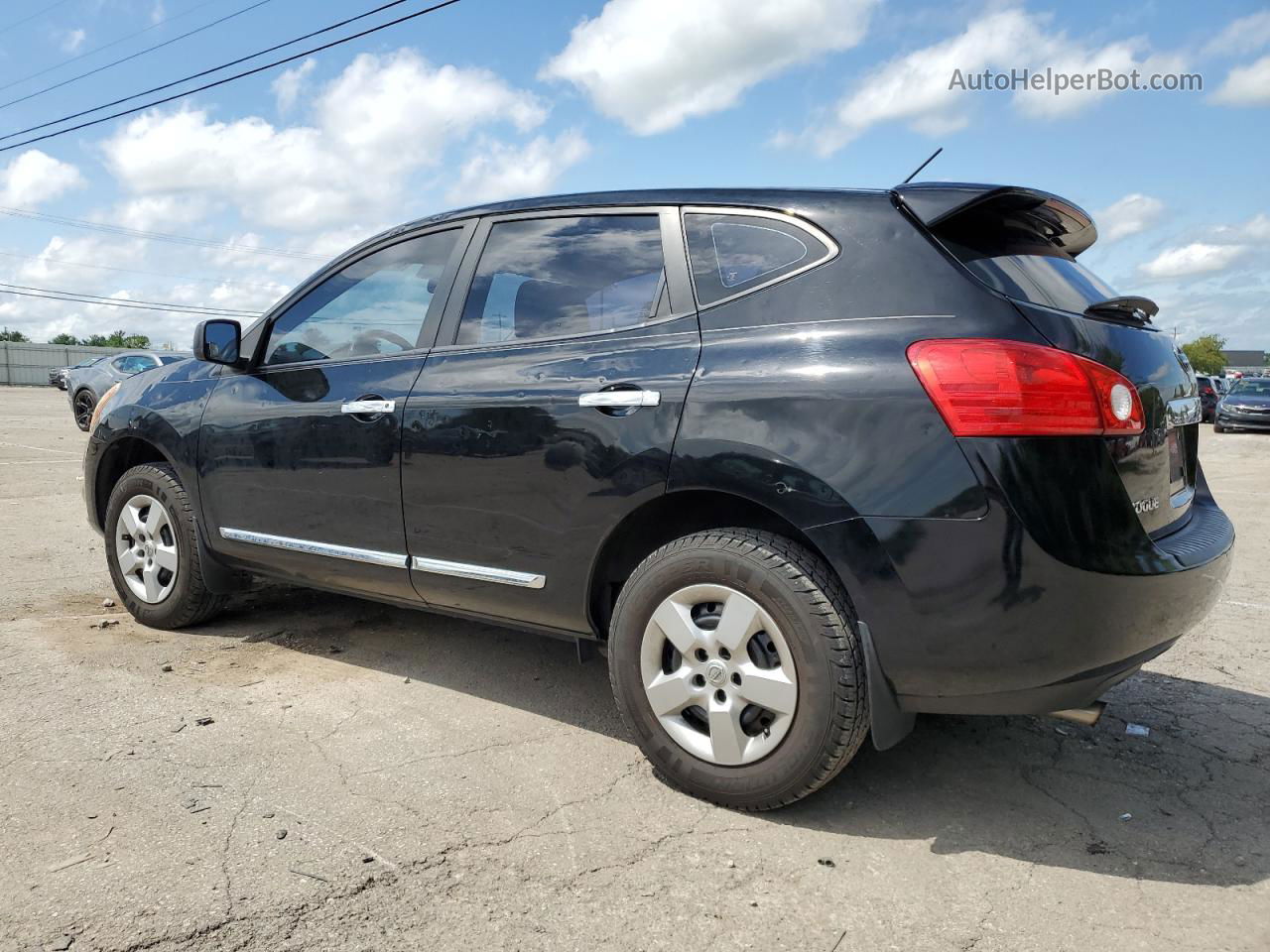 2012 Nissan Rogue S Black vin: JN8AS5MTXCW258550