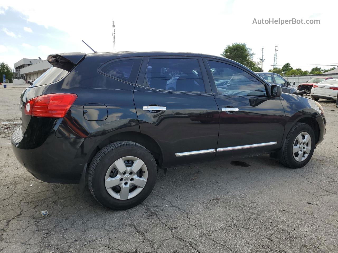 2012 Nissan Rogue S Black vin: JN8AS5MTXCW258550