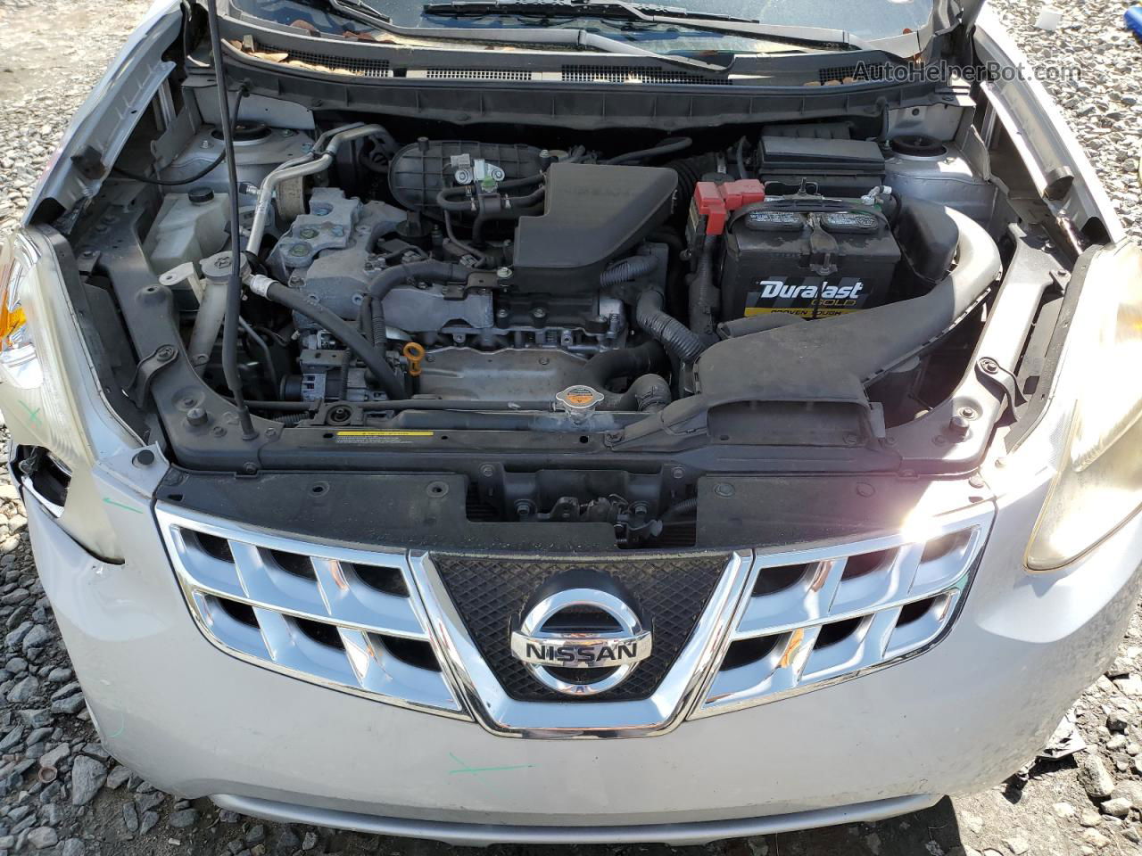2012 Nissan Rogue S Silver vin: JN8AS5MTXCW266986