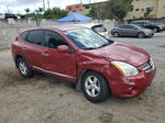 2012 Nissan Rogue S Burgundy vin: JN8AS5MTXCW268060