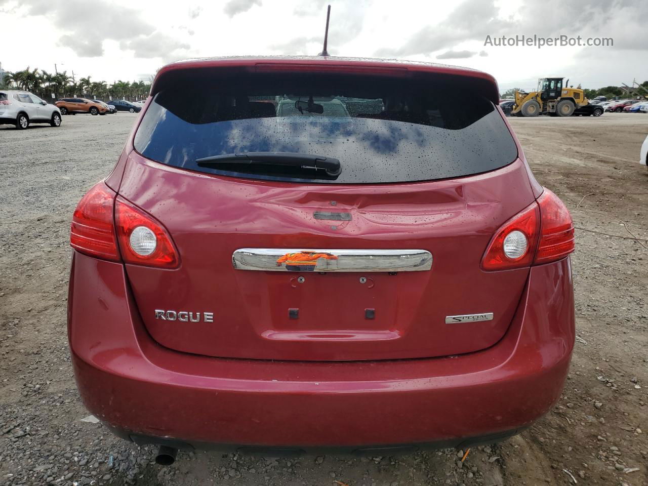 2012 Nissan Rogue S Burgundy vin: JN8AS5MTXCW268060