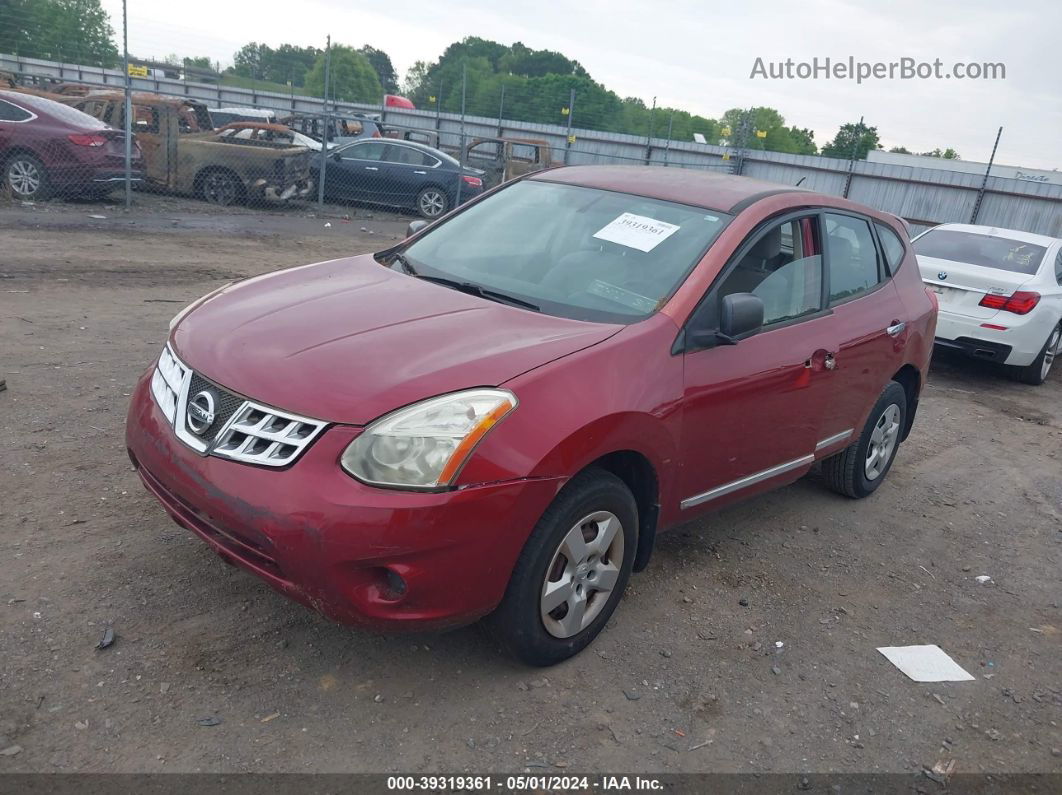 2012 Nissan Rogue S Красный vin: JN8AS5MTXCW269032