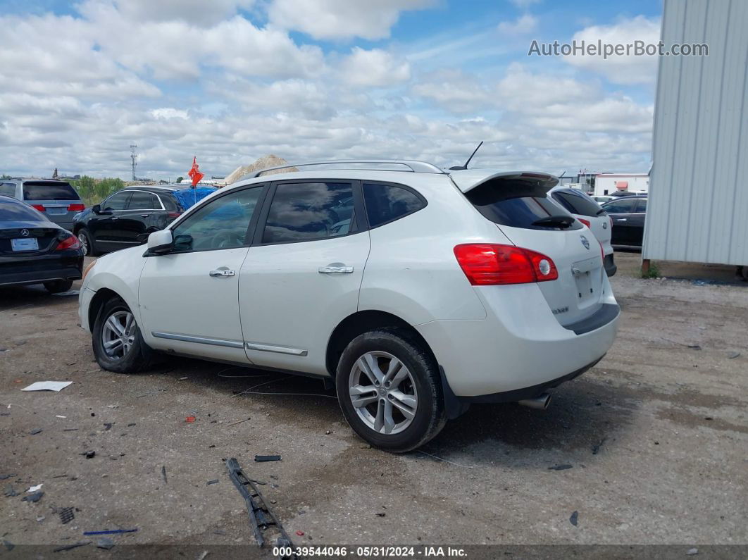 2012 Nissan Rogue Sv Белый vin: JN8AS5MTXCW279009