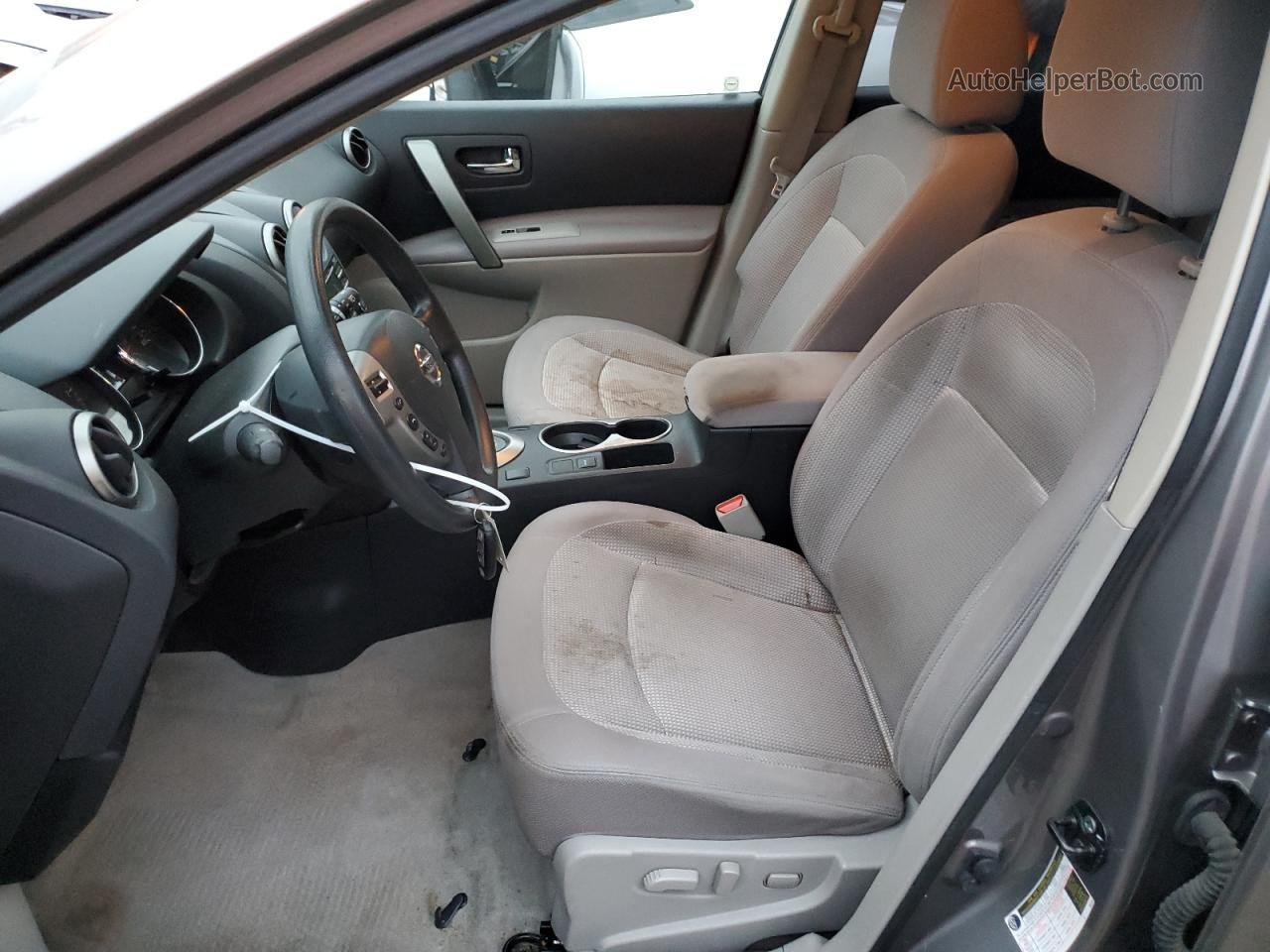 2012 Nissan Rogue S Серый vin: JN8AS5MTXCW283464