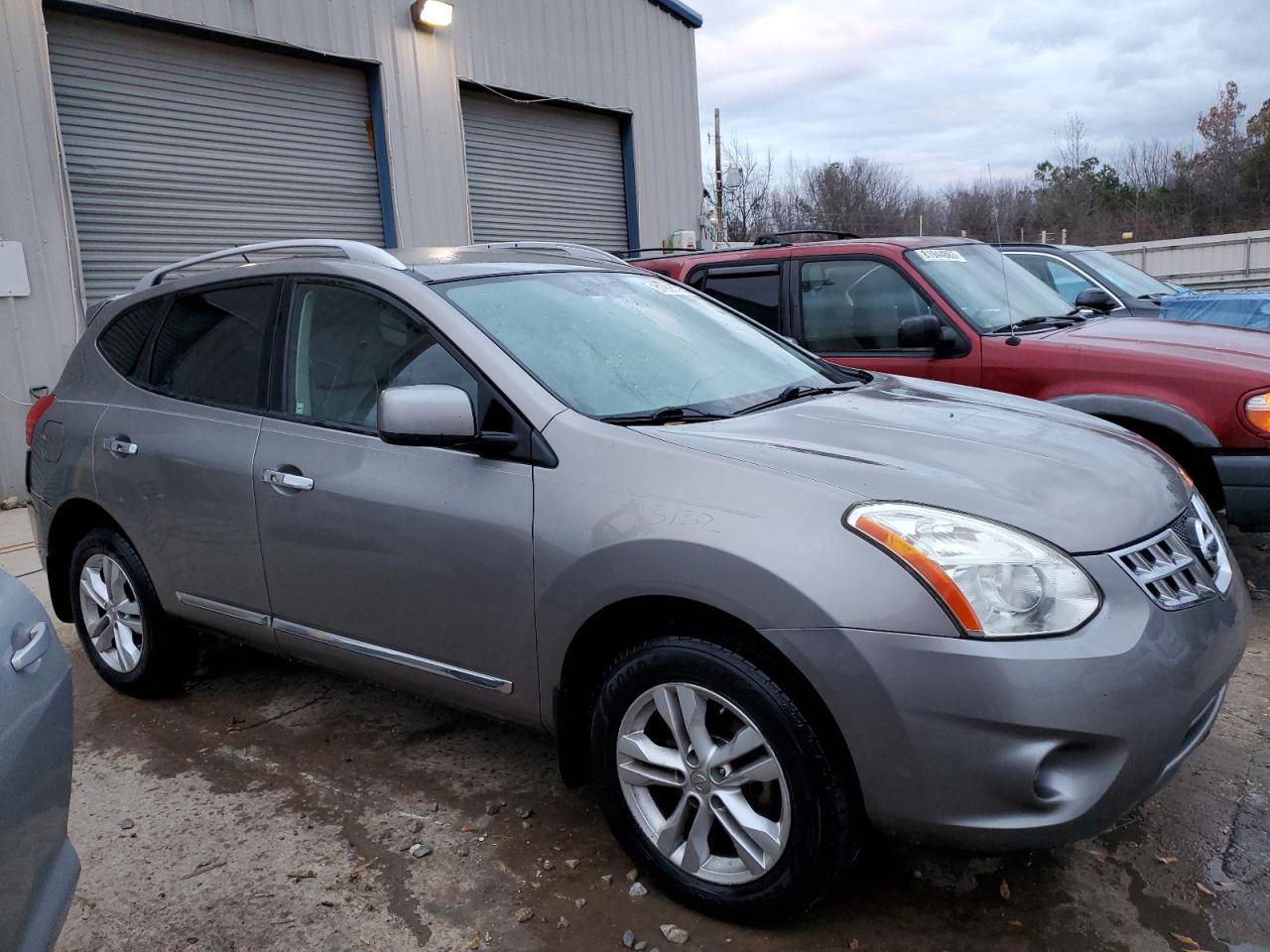 2012 Nissan Rogue S Gray vin: JN8AS5MTXCW283464