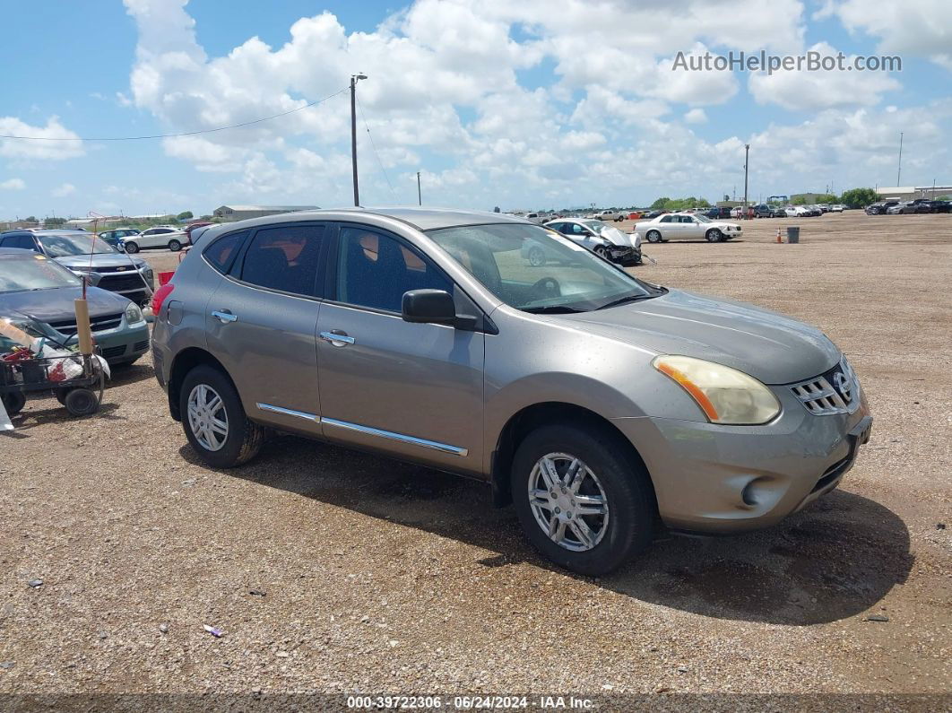 2012 Nissan Rogue S Silver vin: JN8AS5MTXCW296540