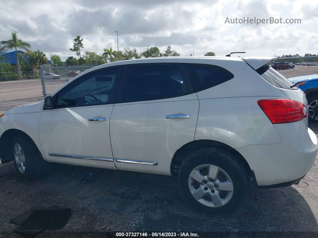 2012 Nissan Rogue S White vin: JN8AS5MTXCW298689