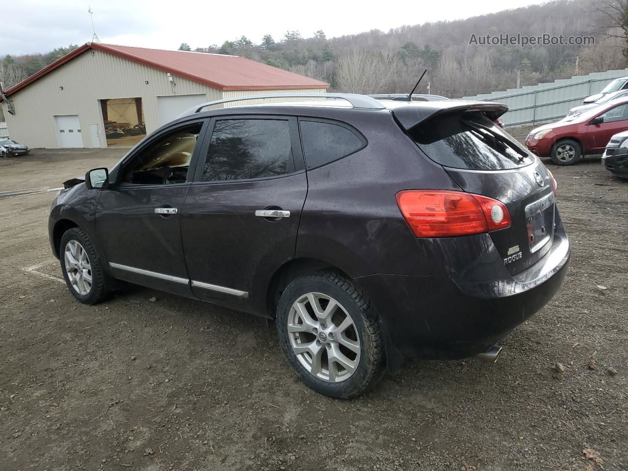 2012 Nissan Rogue S Brown vin: JN8AS5MTXCW300425