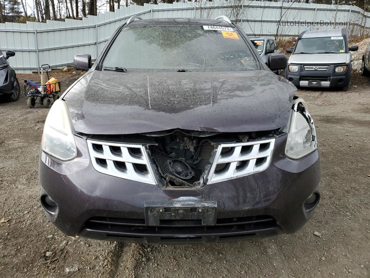 2012 Nissan Rogue S Brown vin: JN8AS5MTXCW300425